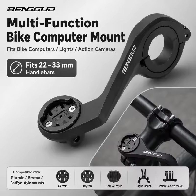 Photography Lighting Devices - GPS Bike Computer Mount Holder Extension