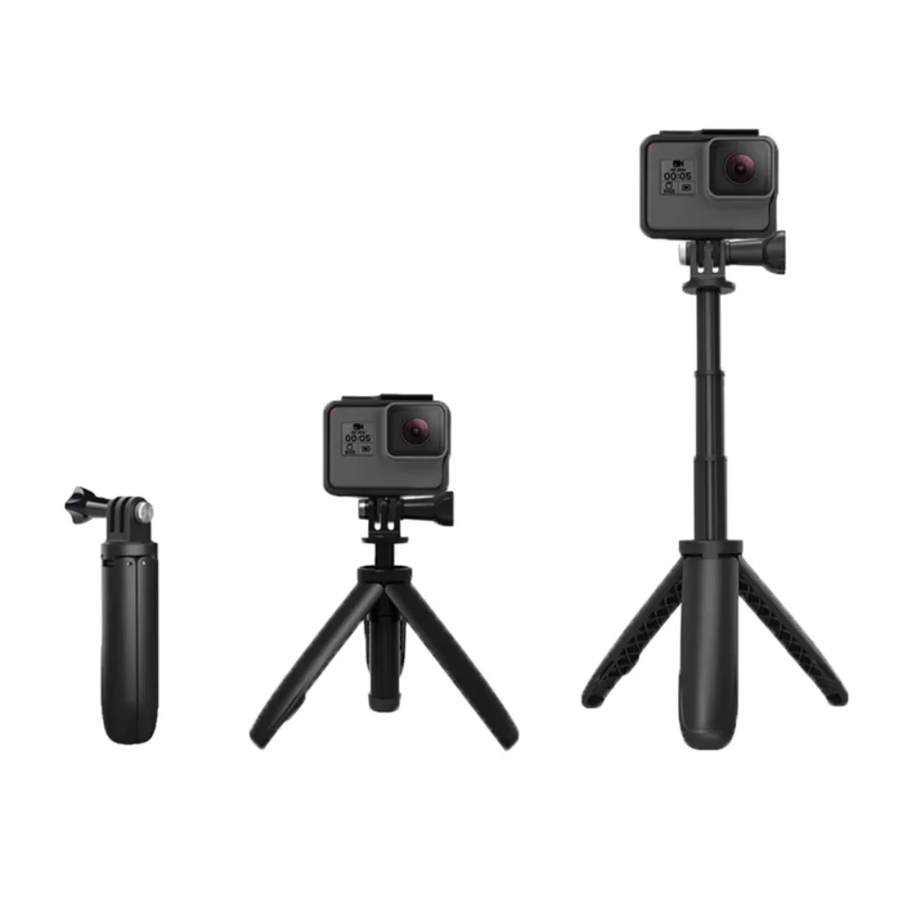 Gopro Action Camera Hero 12 Black - Mini Extendable Tripod Foldable Tripod Portable