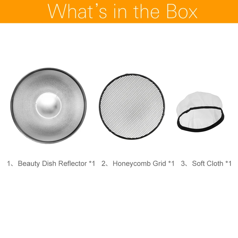 55cm 22 Studio Silver Beauty D - Beauty Dish 55Cm 评论和价格