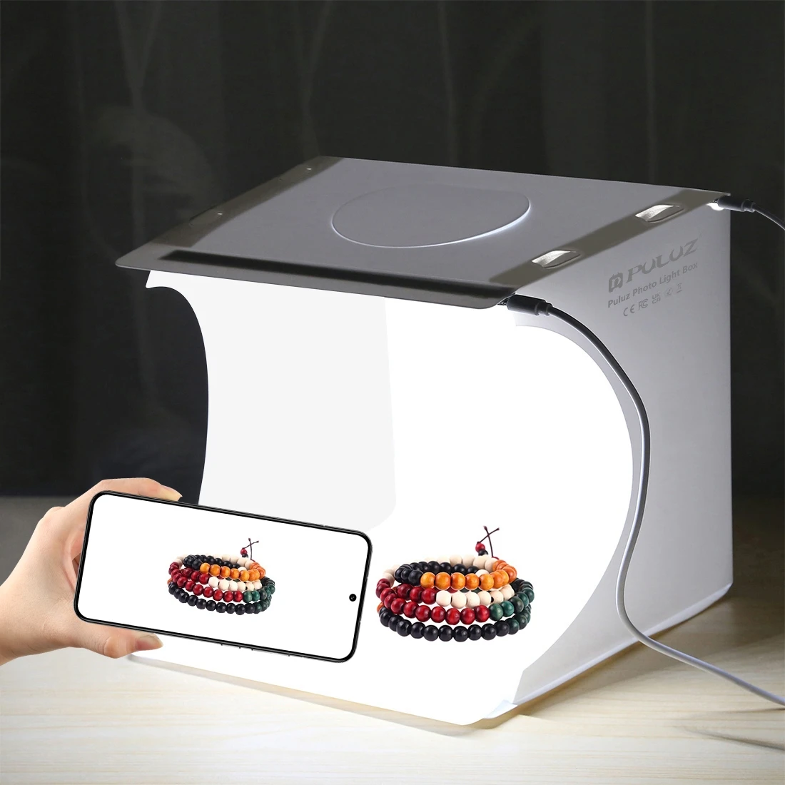 PULUZ 20cm Mini 2 LED Panels F - Photography Lighting Case 评论和价格
