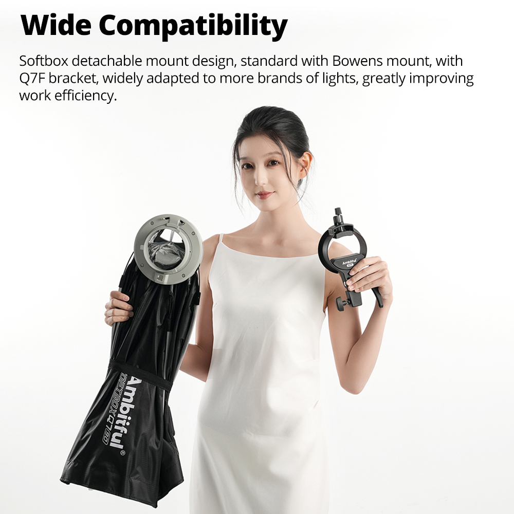 AMBITFUL 30x120cm 55cm 65cm 90 - Beauty Dish 55Cm 评论和价格