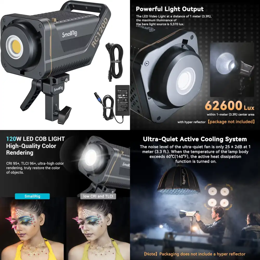 SmallRig RC 120D 120W COB LED  - V Mount Battery 评论和价格