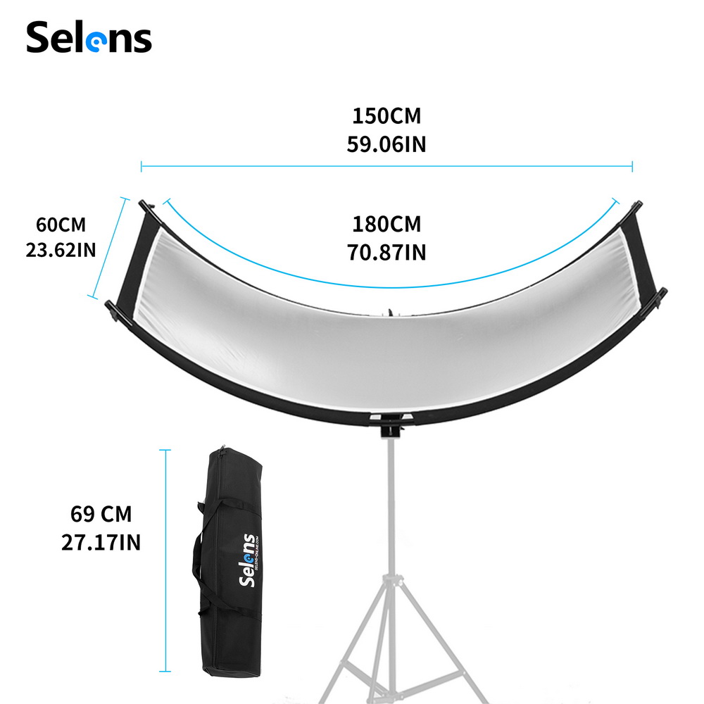 Selens Curved Light Studio U-t - Beauty Dish 55Cm 评论和价格