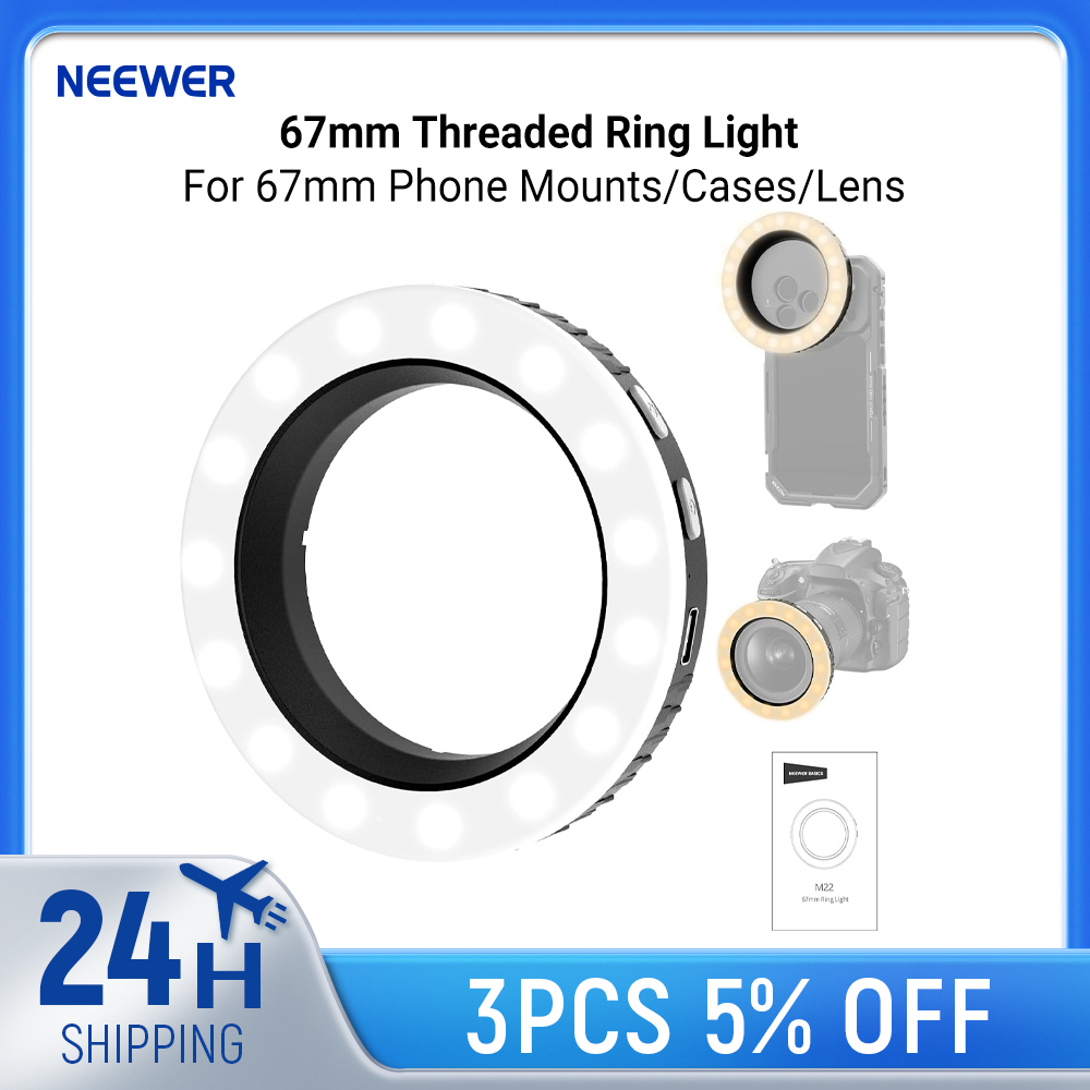 NEEWER Basics 67mm Threaded Ri - Photography Lighting Case 评论和价格