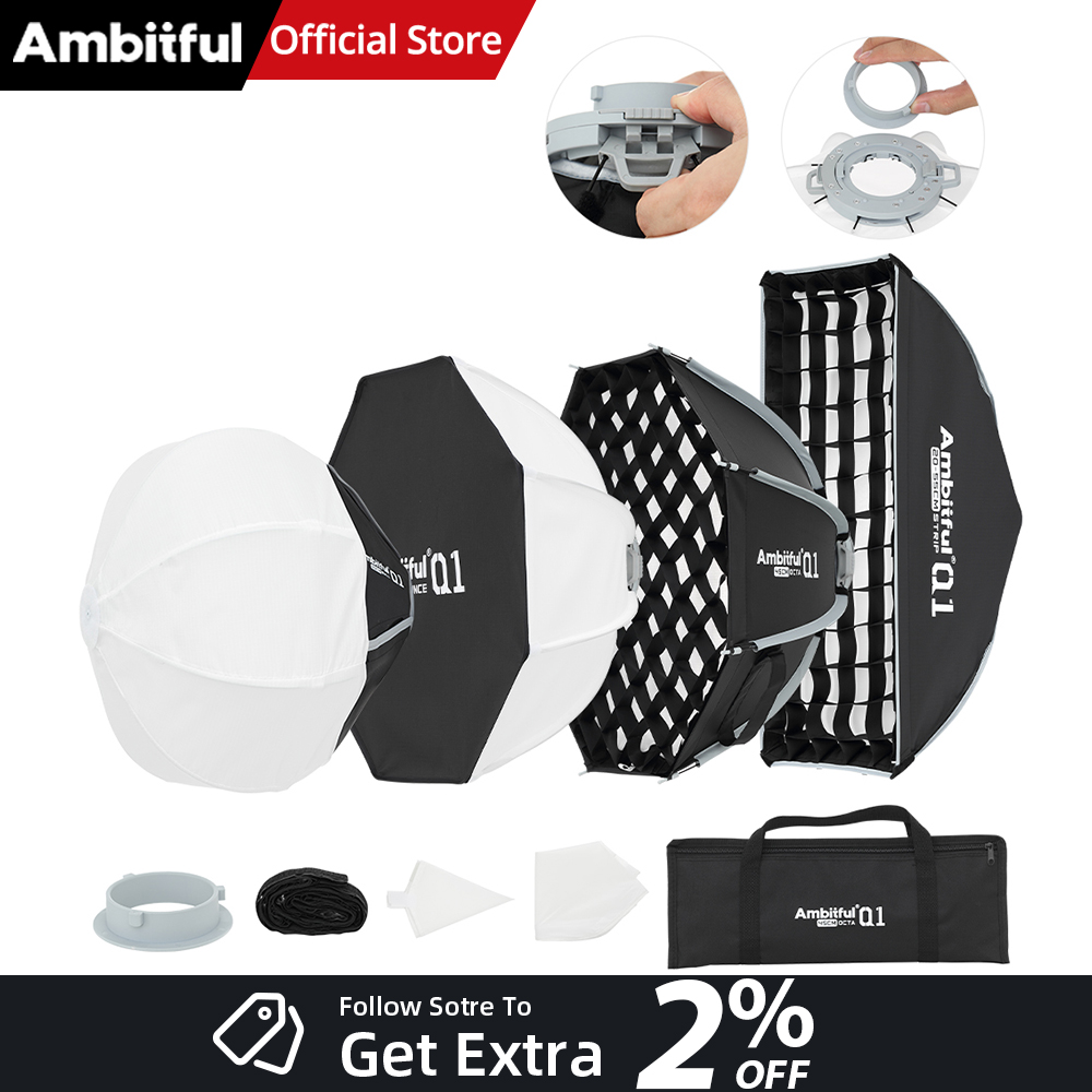AMBITFUL Q1 Mini Bowens / GODO - Beauty Dish 55Cm 评论和价格
