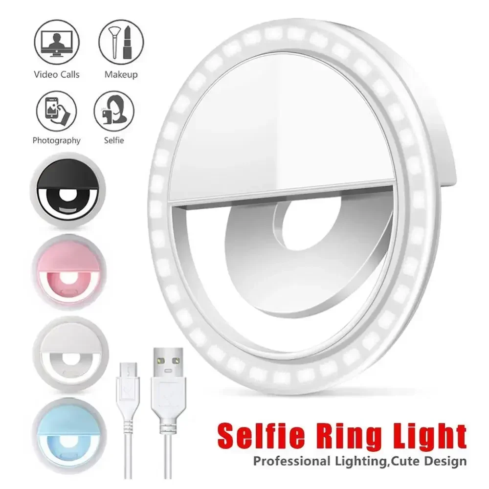LED Selfie Ring Light Mobile P - Photography Lighting Products 评论和价格