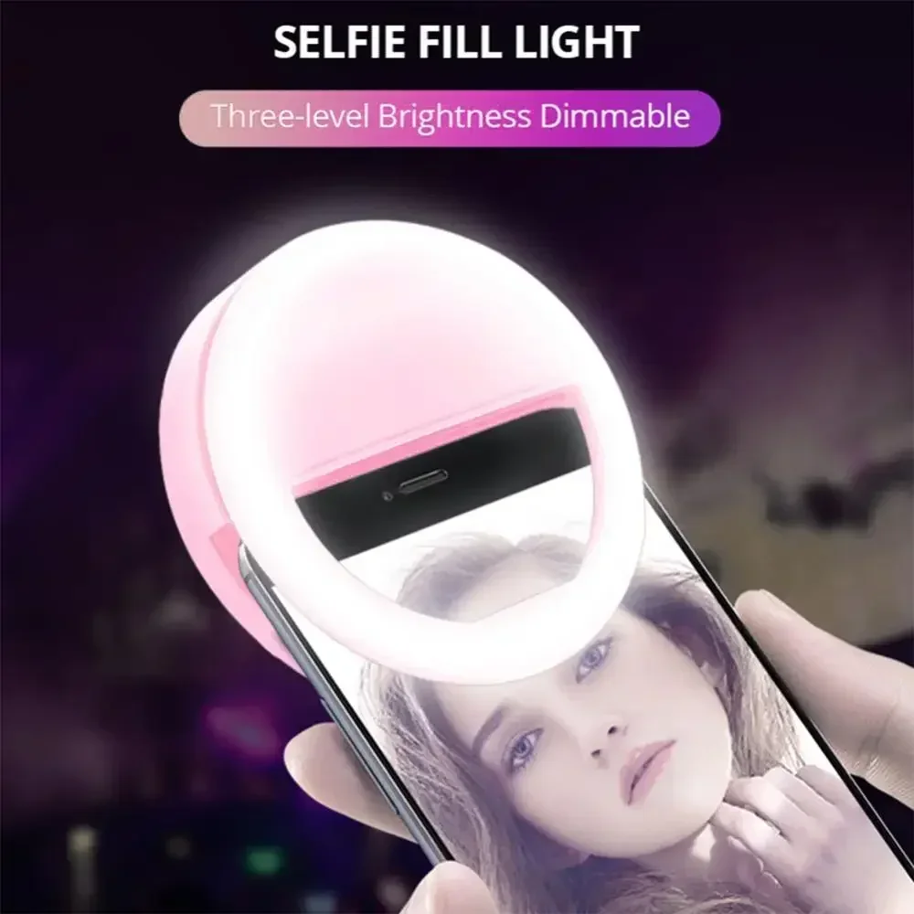 LED Selfie Ring Light Mobile P - Photography Lighting Products 评论和价格