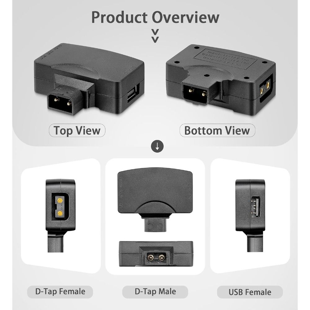 11V-17V D Tap to USB Adapter 5 - V Mount Battery 评论和价格