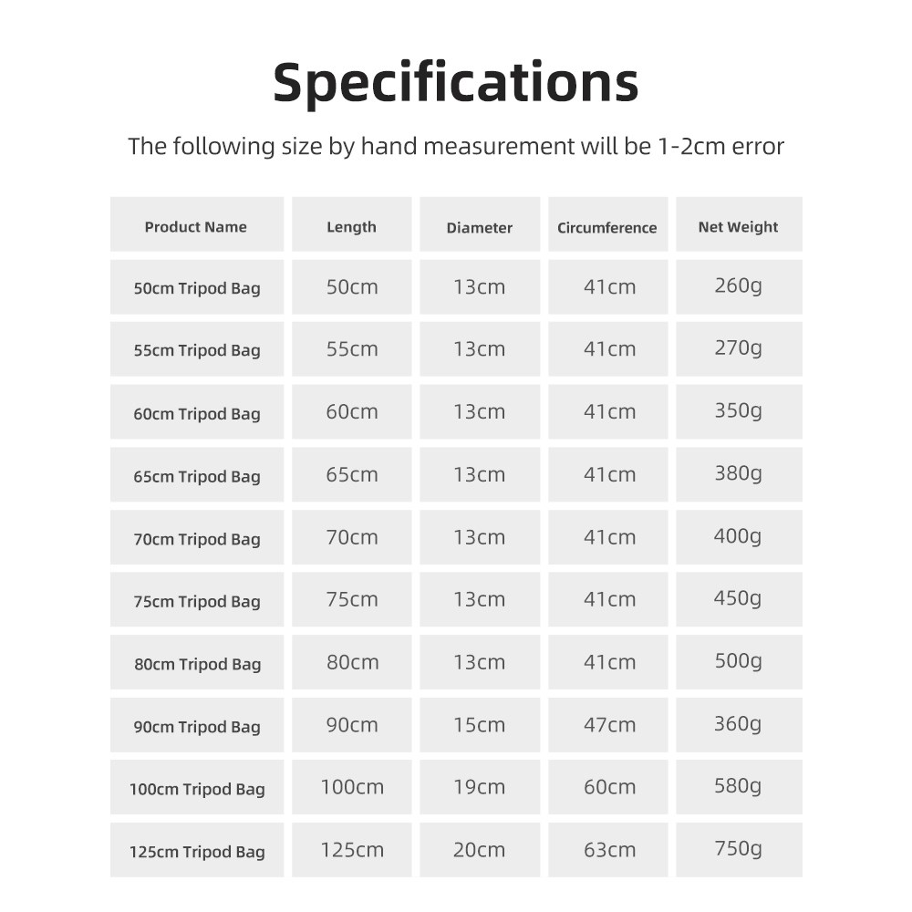 55/60/65/70/75/80/100/125cm Pa - Photography Lighting Devices 评论和价格