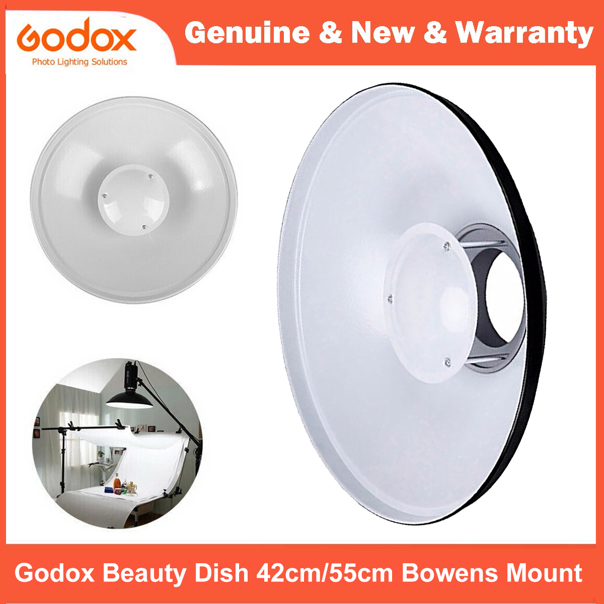 Godox BDR-W Beauty Dish 42CM 1 - Beauty Dish 55Cm 评论和价格