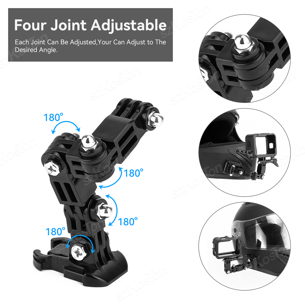 Motorcycle Helmet Chin Mount K - Gopro Action Camera Hero 12 Black 评论和价格